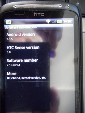 HTC Desire S 2.3.5 Sense 3.0 Sense 3.0 et Android 2.3.5 pour le HTC Desire S
