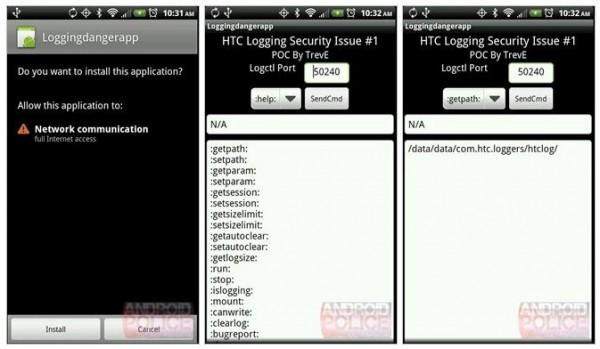 faille htc 600x349 Faille de sécurité sur les smartphones Android de HTC !