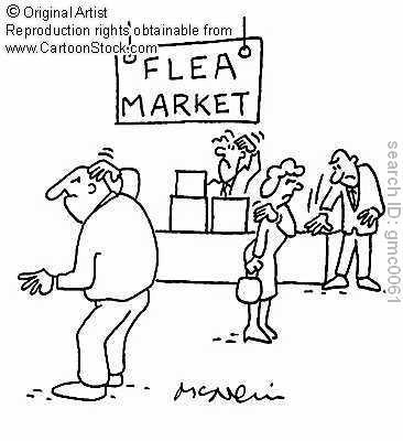 Mais que faire de tous ces vieux vêtements? Une brocante? (I)