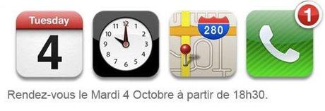 Keynote iPhone 4S / iPhone 5 : mardi 4 octobre à 18H30 ! Keynote iPhone 4S / iPhone 5 : mardi 4 octobre à 18H30 !