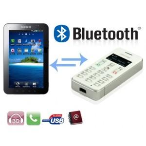 Mini Téléphone Bluetooth à coupler avec votre smartphone ou tablette 3G