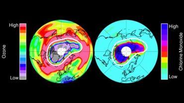 Trou dans la couche d'ozone : le continent Arctique est en danger