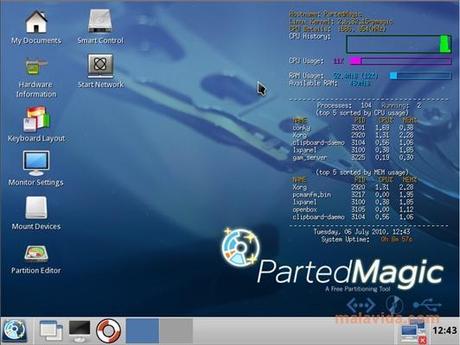 parted magic 6 7 La version 6.7 de Parted Magic apporte de gros changements