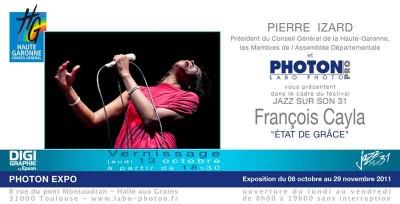 François Cayla expose  » Etats de Grâce  » à la Galerie Photon dans le cadre de Jazz sur son 31