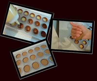 Chocolats caramel et arachides