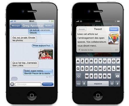 iphone 4gs twitter Pas diPhone 5 mais un iPhone 4S disponible le 14 octobre