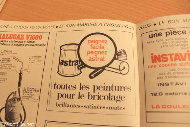Un catalogue vintage : 1971, Bricolage maison, Le Bon Marché rue de Sèvres