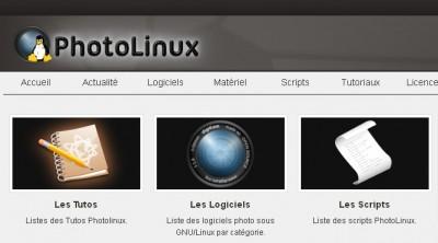 Site web : un blog pour les photographes utilisateurs de Linux