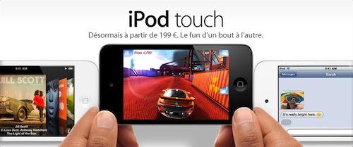 Apple dévoile de nouveaux iPod Nano et iPod Touch !