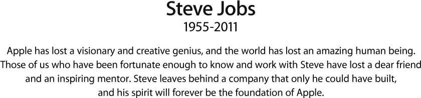 steve jobs rip gnd bio Steve Jobs sen est allé