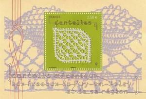 Timbre Dentelle du Puy-en-Velay