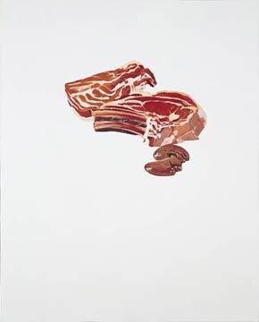 La « meat painting » ou  la peinture de la viande