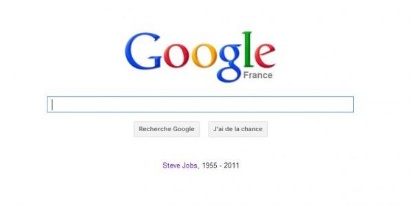 google steve 600x300 Google rend hommage à Steve Jobs