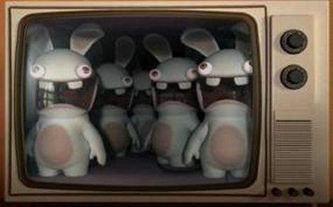 Les lapins crétins en série télé en 2013