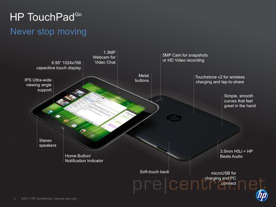 3313665 4752955 TouchPad GO (OPAL), la tablette 7 qui ne verra jamais le jour