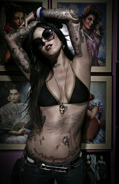 Kat Von D tattoos