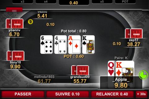 Application iPad/iPhone à découvrir:  Winamax Poker!