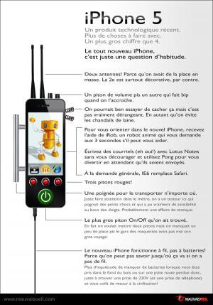 La nouvelle publicité du iPhone 5