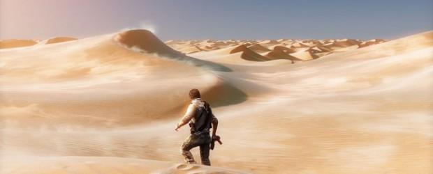 Un gameplay dans le désert.