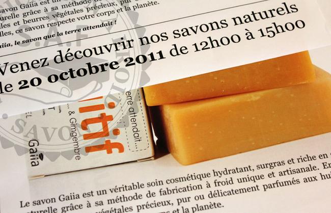 Les savons Gaiia en vente au C.E de France 3 Lyon le 20 octobre !