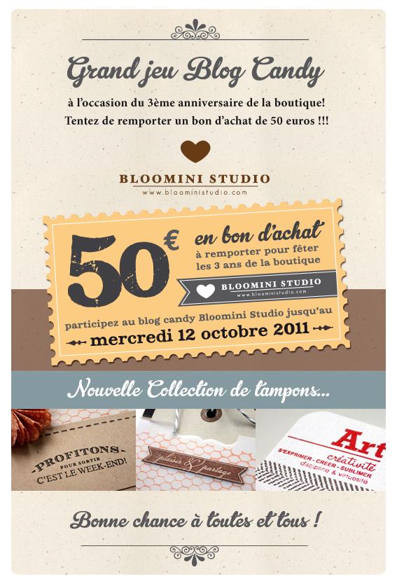 Blog Candy 3ans Bloomini Studio