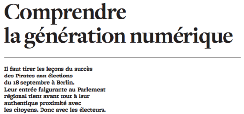 Courrier International 6-12 octobre 2011(article du...