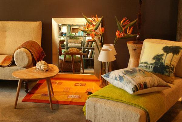 Sélection Rouge Garance, décoration du sud