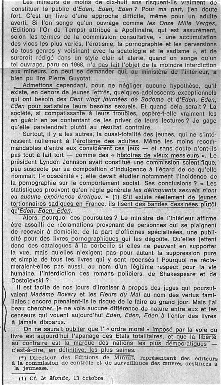 L’Eden Interdit #Guyotat