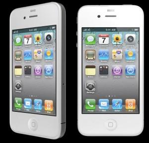 iphone4s blanc Apple voulait suivre le même plan que pour liPhone 3 GS