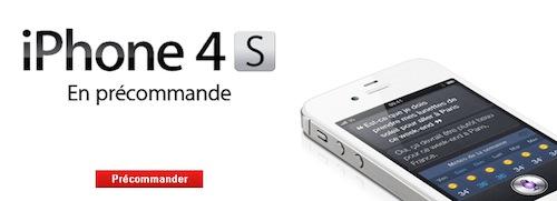 SFR propose l’iPhone 4S en pré-commande