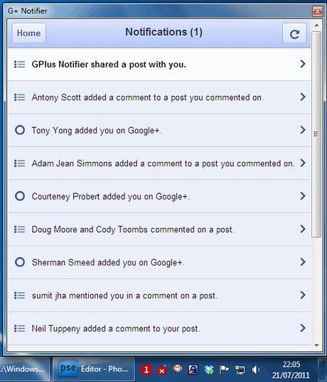google+ notification windows gnd geek 2 Intégrer les notifications g+ à windows google 2 geek gnd geekndev