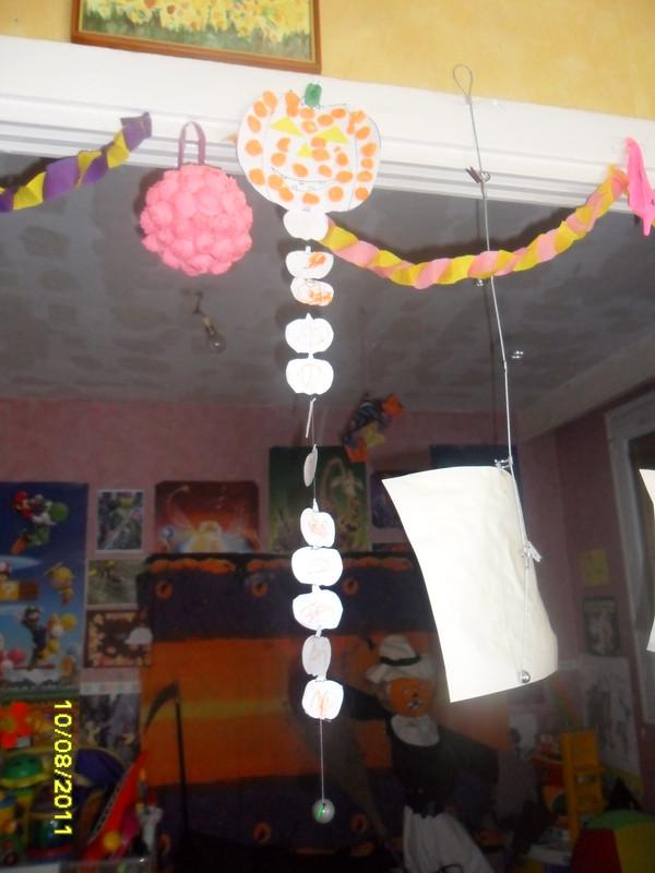 Mobile citrouille et les minis pumpkin