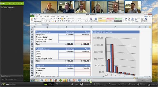 anymeeting confrence web1 AnyMeeting: un service de Web conférences et visioconférences gratuit