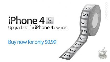 iphone4S Transformez votre Iphone 4 en Iphone 4 S pour moins d1 euro