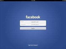 Facebook sur iPad, disponible...
