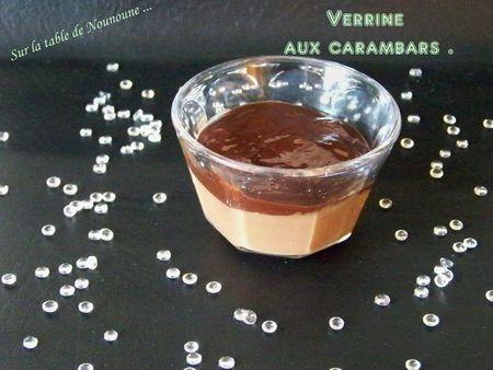 Verrine aux carambars