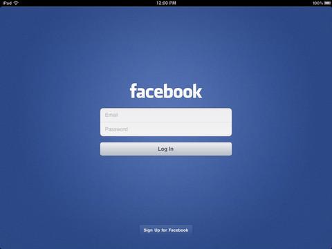 Facebook pour iPad est disponible!