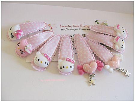 série de pinces a cheveux kittynette