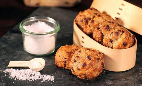 Cookies au chocolat et Fleur de sel de Camargue