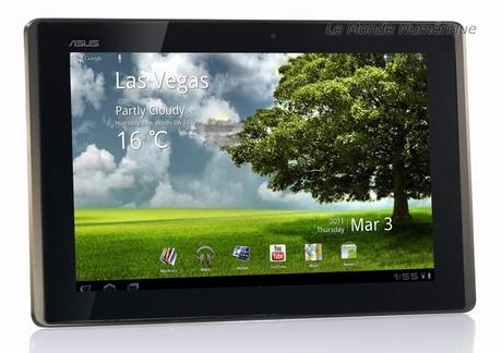 La tablette tactile sous Android Asus Eee Pad Transformer TF-101 testée