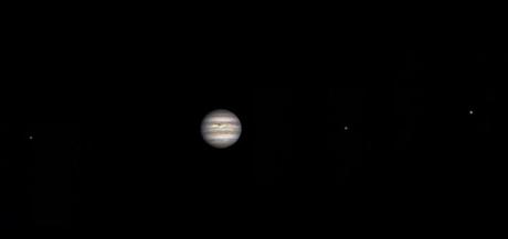 Jupiter et ses satellites galiléens