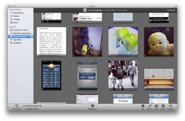 Aperture, iPhoto, iOS, Mac OS, Safari et iCloud mis à jour
