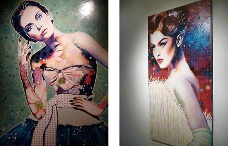 Amylee vernissage 6octobre2011 3 Amylee et la Fashion Week Illustrée s’exposent