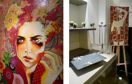 Amylee vernissage 6octobre2011 1 Amylee et la Fashion Week Illustrée s’exposent