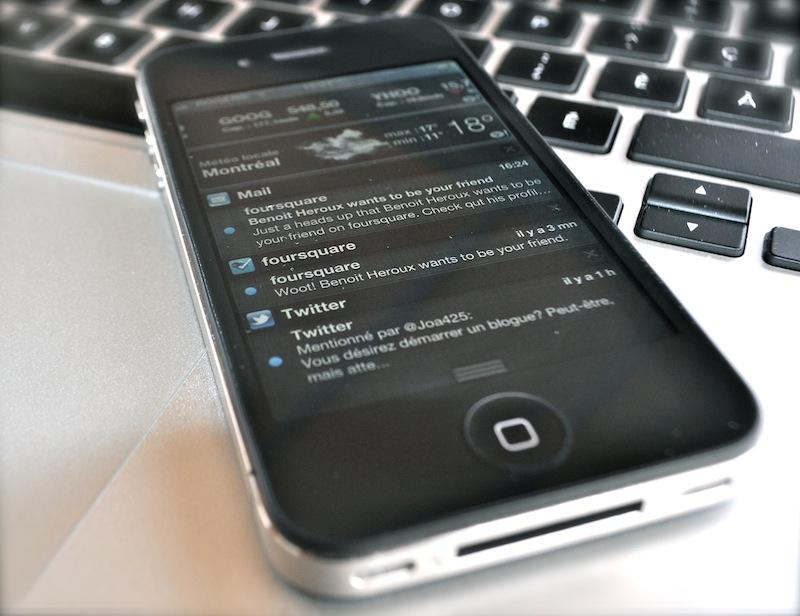 iphone notifications iPhone iOS 5 : Comment configurer et utiliser le nouveau système de notification