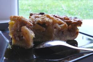 Clafoutis aux pommes et noix