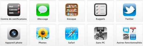 ios5 iOS 5 disponible au téléchargement via iTunes