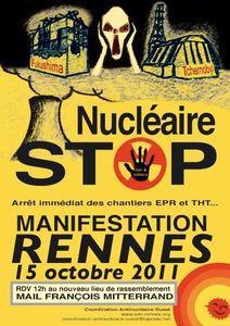stop nucléaire Rennes 15 oct 2011