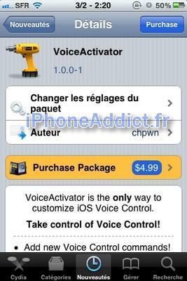 VoiceActivator-Cydia Tweak-VoiceActivator