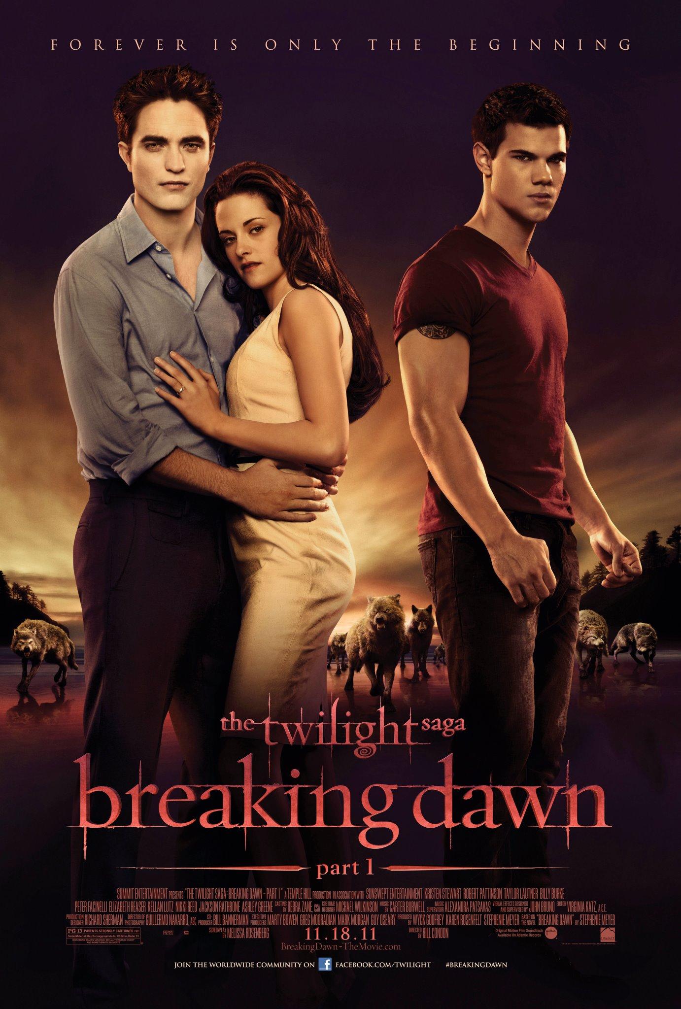 Affiche officielle américaine de Breaking Dawn